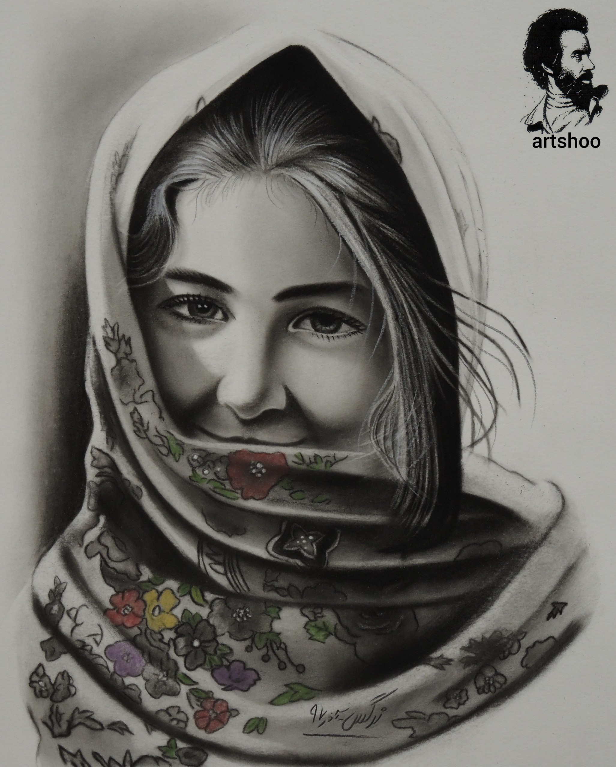 نقاشی سیاه قلم